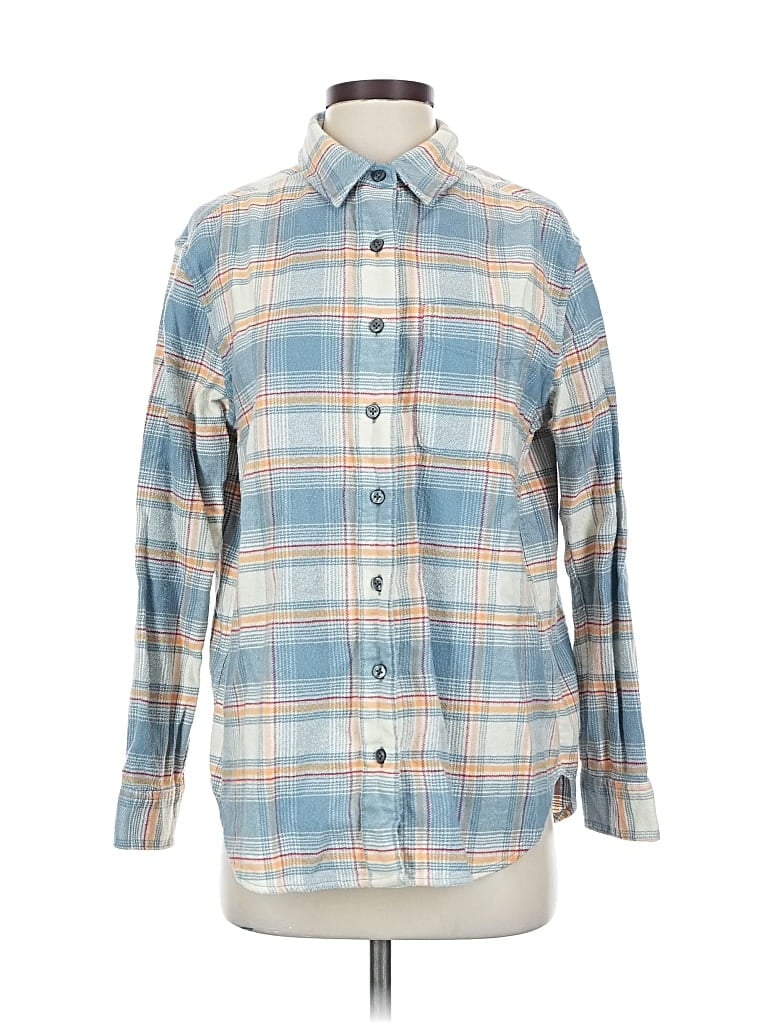 Pre-owned Pendleton Long Sleeve Button Down Shirt In Blue