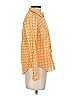 Maeve by Anthropologie 100% Cotton Print Orange Long Sleeve Blouse Size 0 - photo 4