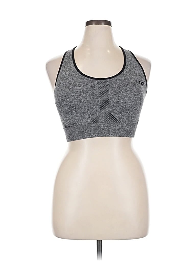 Pre-owned Copper Fit Sports Bra In Gray