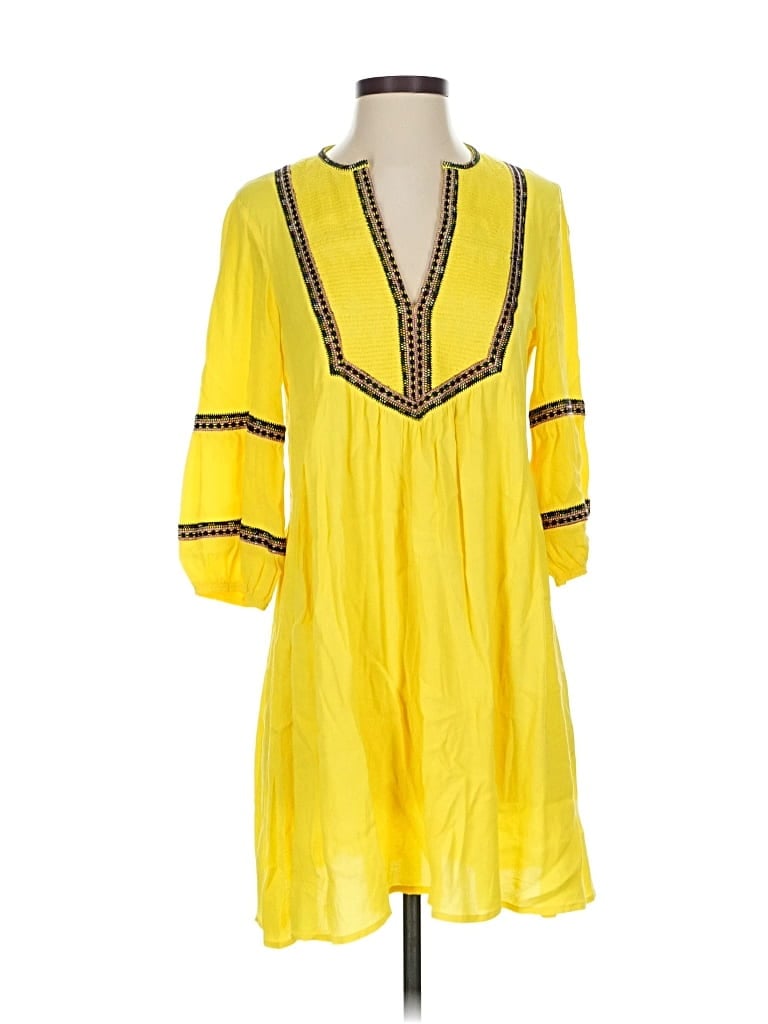 Click to view more detailed imagery on our partner's website Pre-owned Ba&sh Casual Dress In Yellow