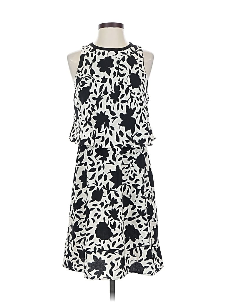 Pre-owned Ann Taylor Loft Casual Dress In Black