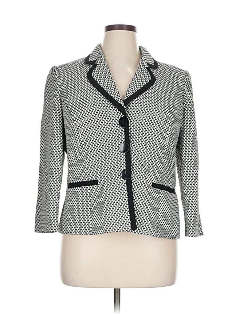 Pre-owned Kasper Blazer Jacket In Gray