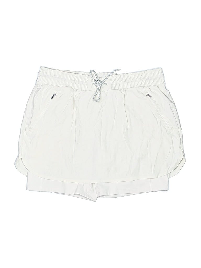 Pre-owned Athleta Active Skort In White
