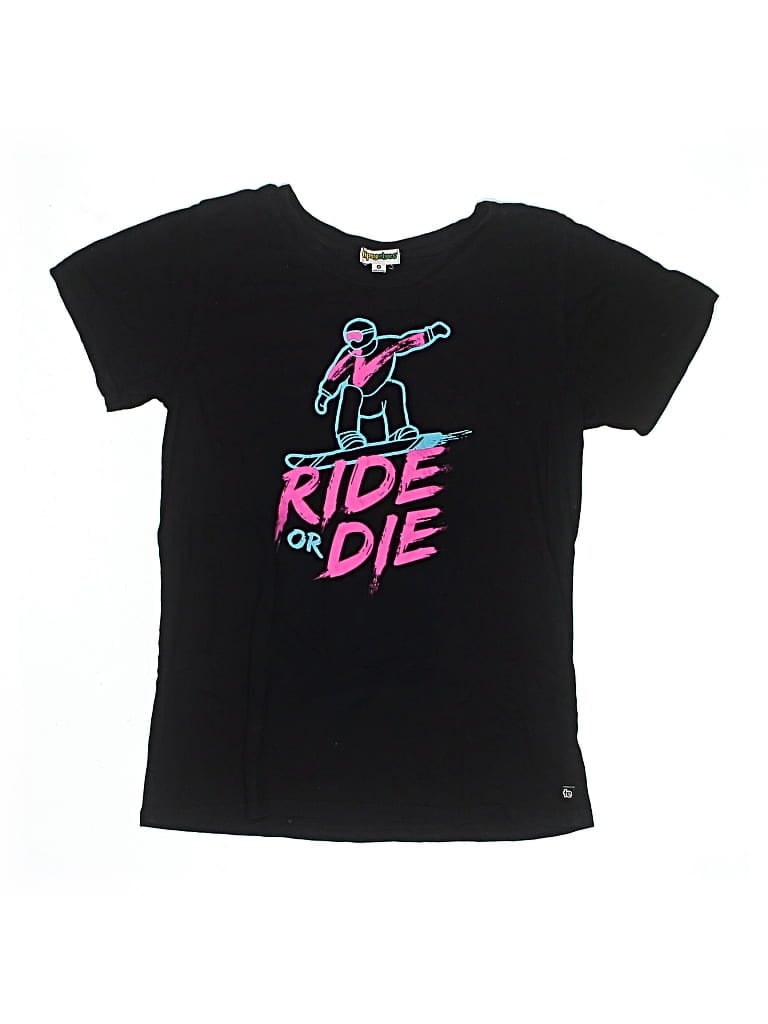 TIPSY ELVES Pre-owned Kids' Short Sleeve T-shirt In Black