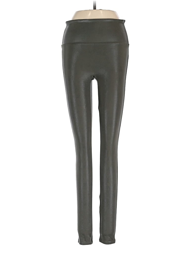 Pre-owned Spanx Active Pants In Green