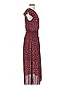 Octavia Paisley Burgundy Casual Dress Size S - photo 4