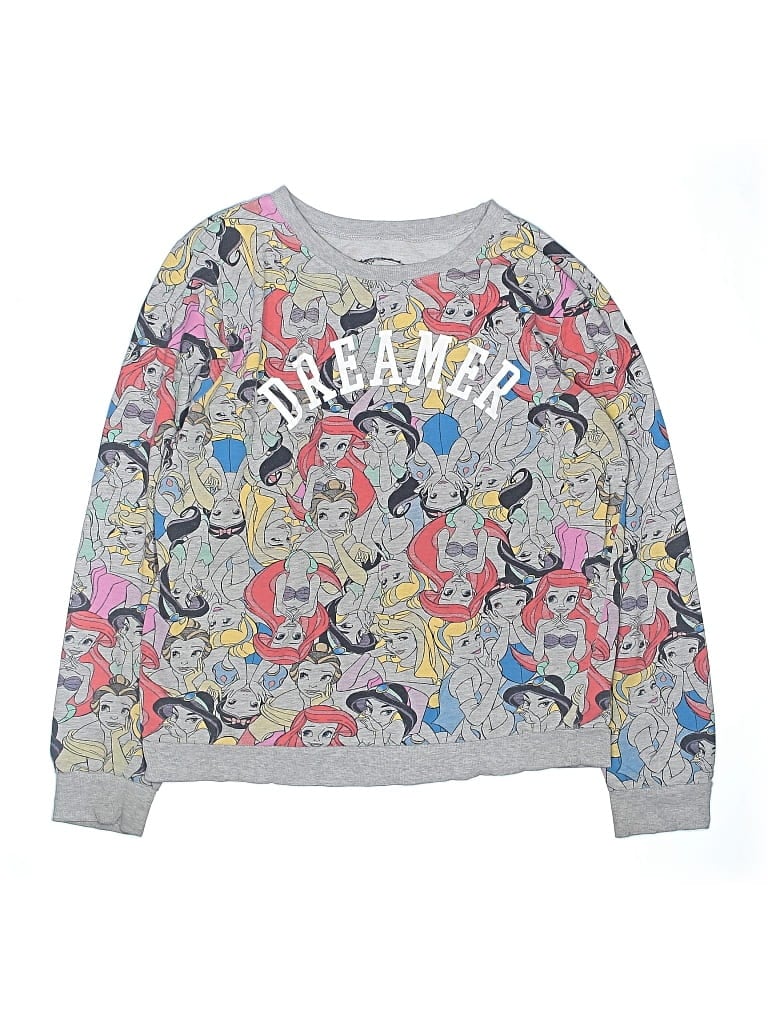 Click to view more detailed imagery on our partner's website Pre-owned Disney Kids' Sweatshirt In Silver