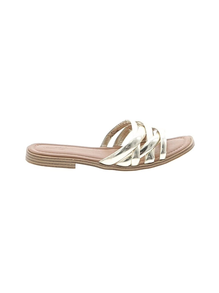 Pre-owned Universal Thread Sandals In Gold