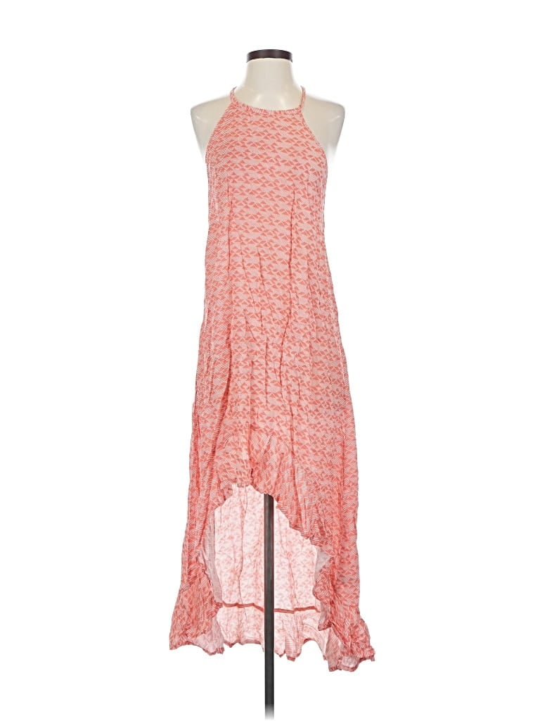 Pre-owned Rvca Casual Dress In Orange