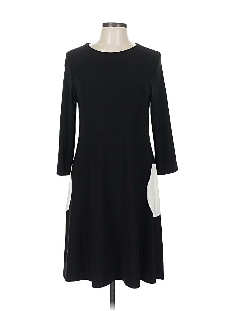 Pre-owned Abs Allen Schwartz Casual Dress In Black