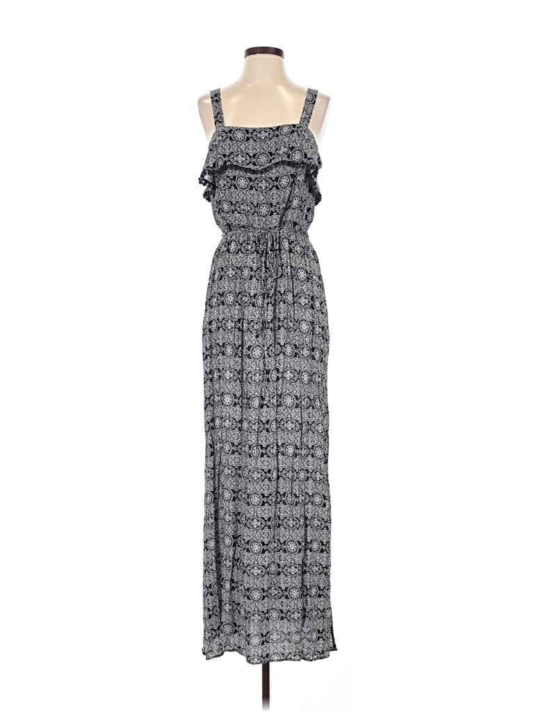 Pre-owned Ann Taylor Loft Casual Dress In Gray