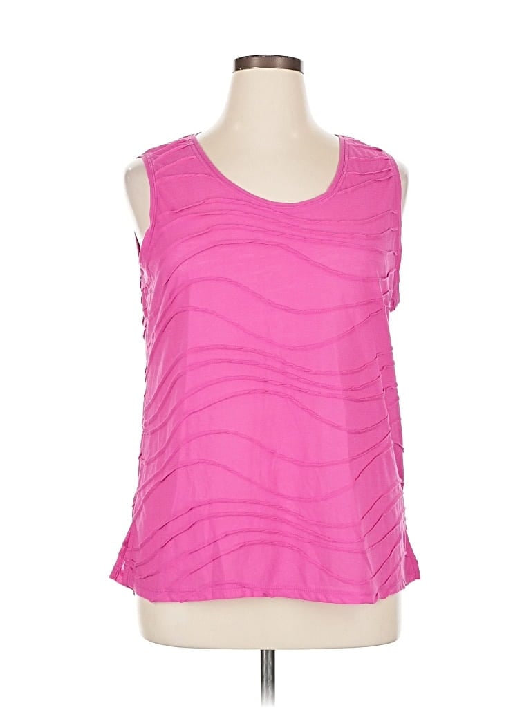 Pre-owned Simply Vera Vera Wang Sleeveless Blouse In Pink