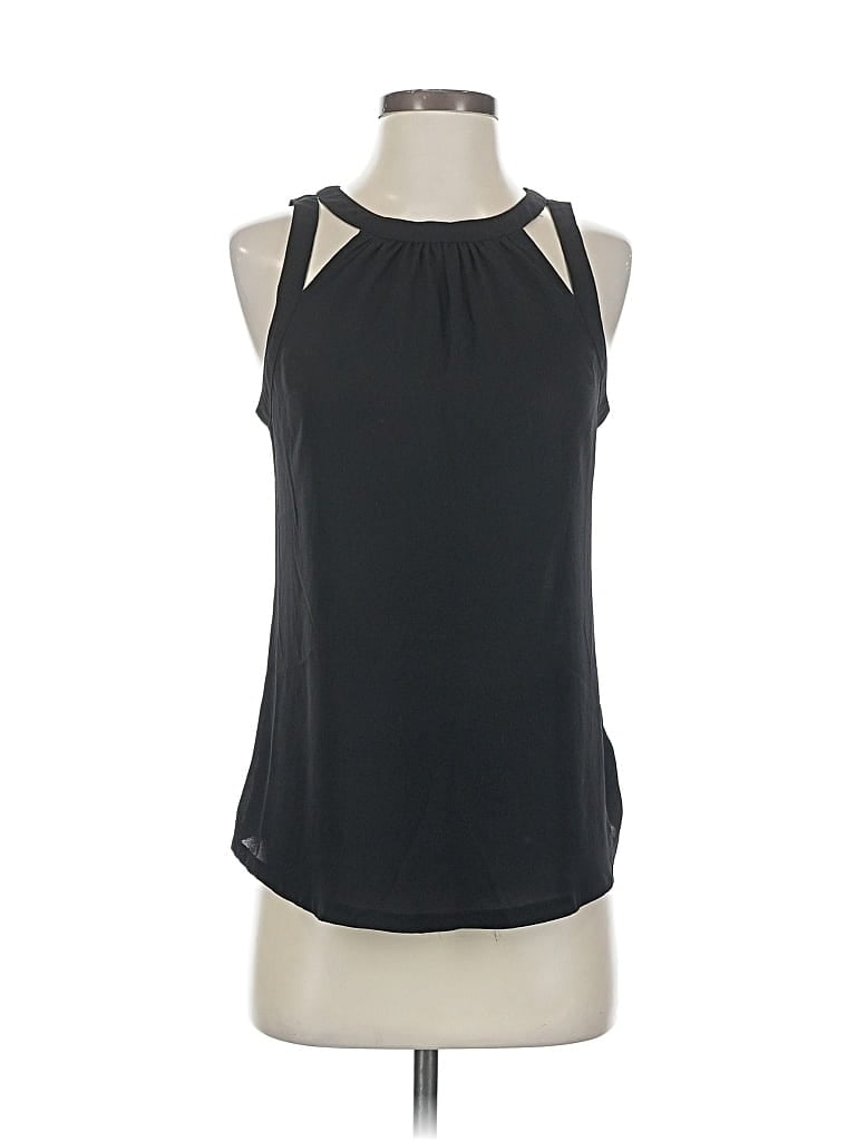 Pre-owned Express Sleeveless Blouse In Black