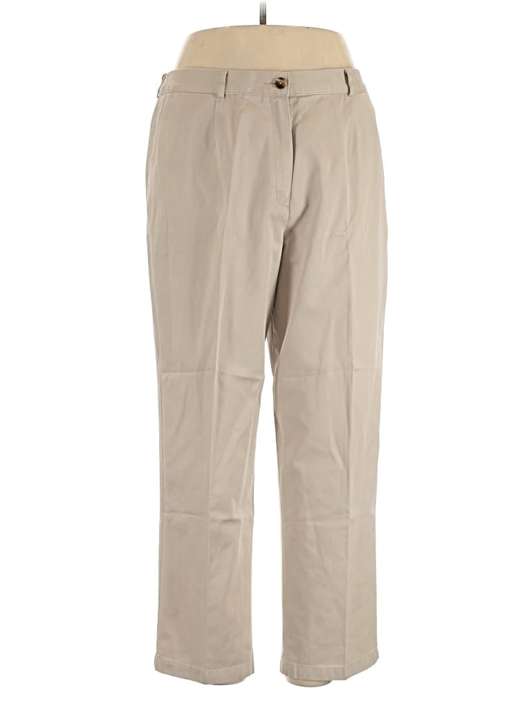 Pre-owned L.l.bean Khaki Pant In Brown