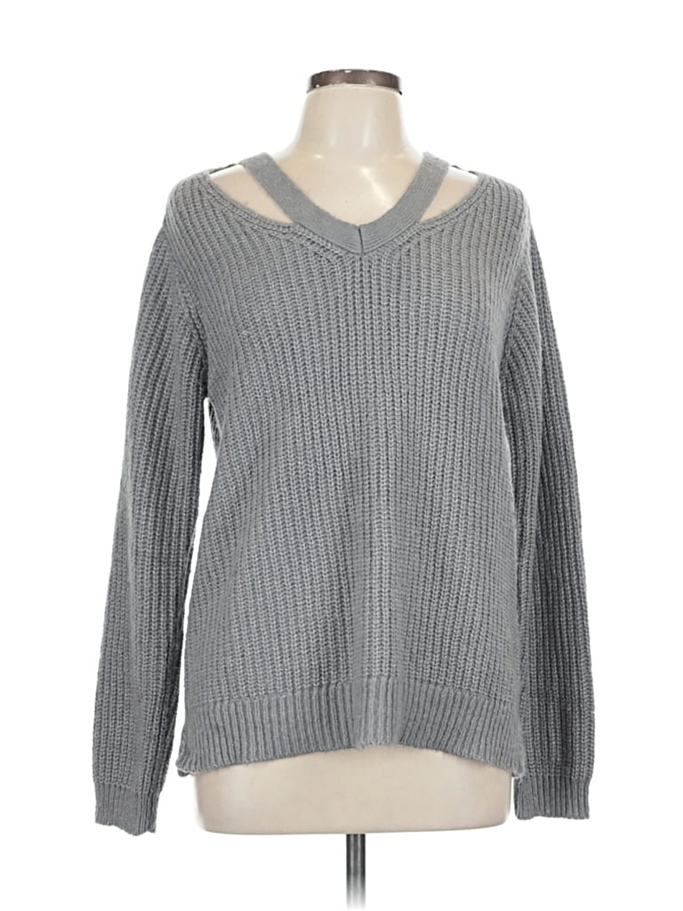 Pre-owned Maurices Pullover Sweater In Gray