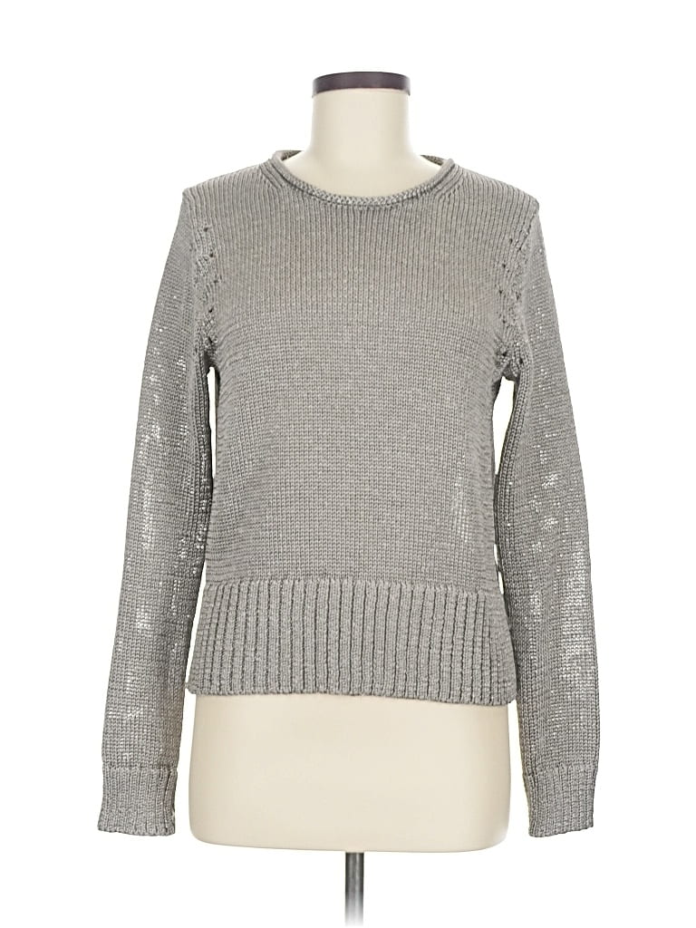 Pre-owned Banana Republic Pullover Sweater In Gray