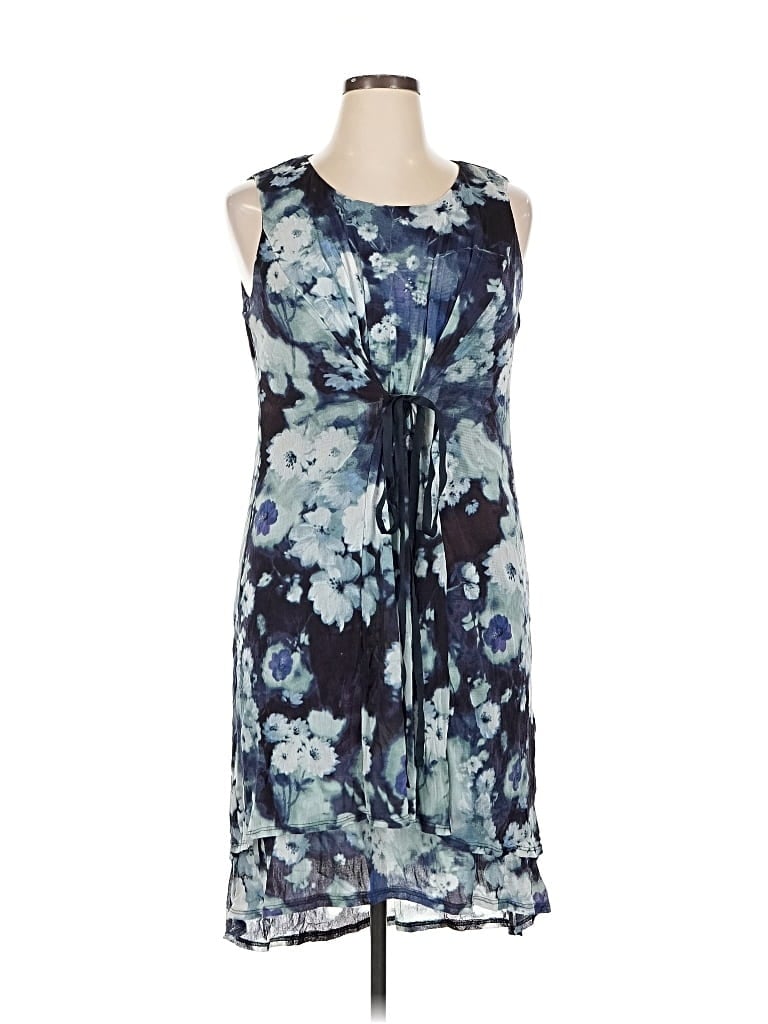 Pre-owned Simply Vera Vera Wang Casual Dress In Blue