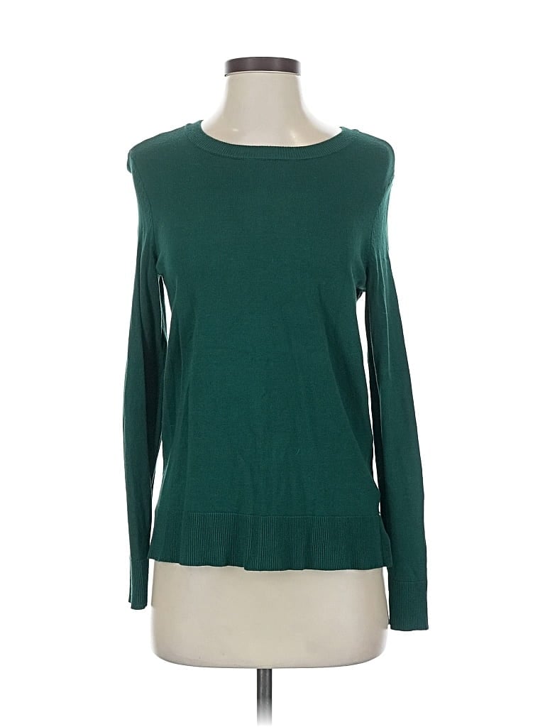 Pre-owned Style & Co Pullover Sweater In Green