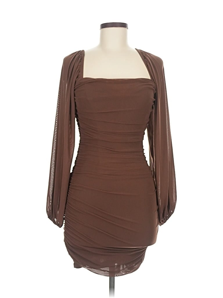 Thatssofetch Cocktail Dress In Brown