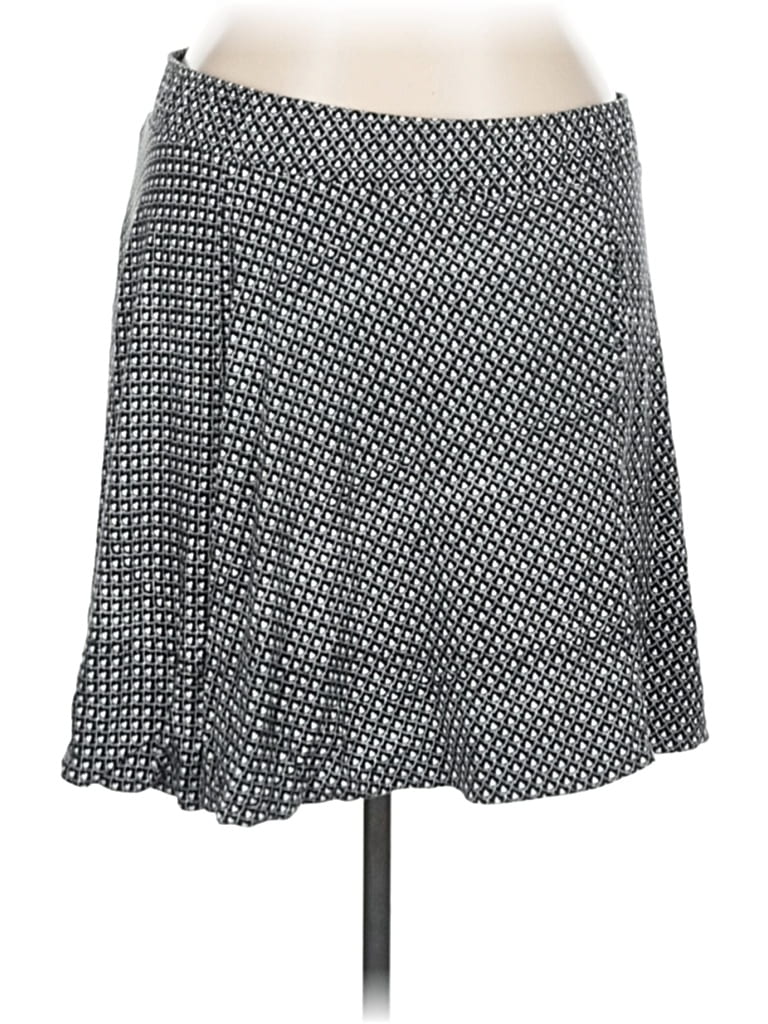 Pre-owned Ann Taylor Loft Casual Skirt In Gray