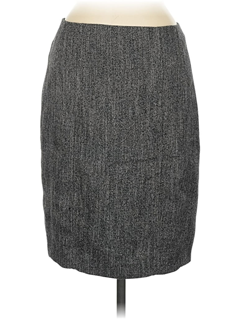 Pre-owned Express Formal Skirt In Gray