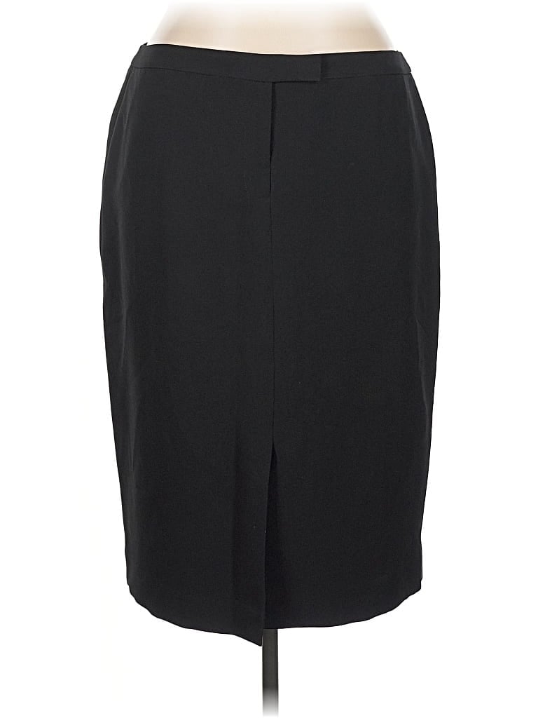 Pre-owned Kasper Formal Skirt In Black