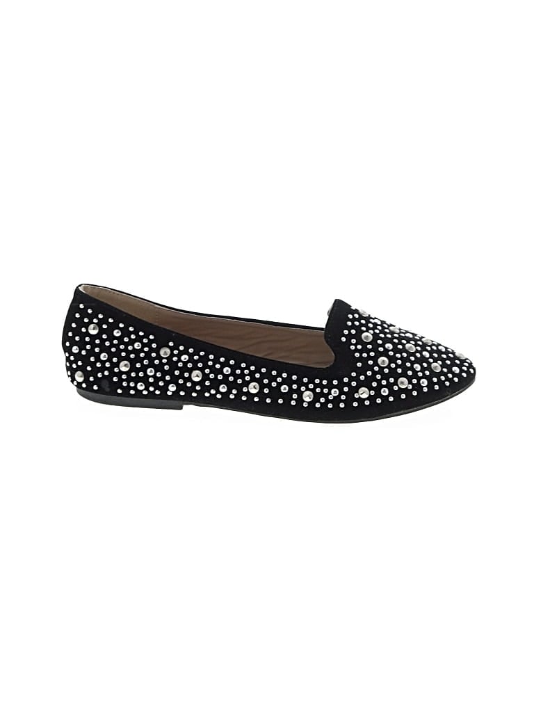 Pre-owned Forever Flats In Black