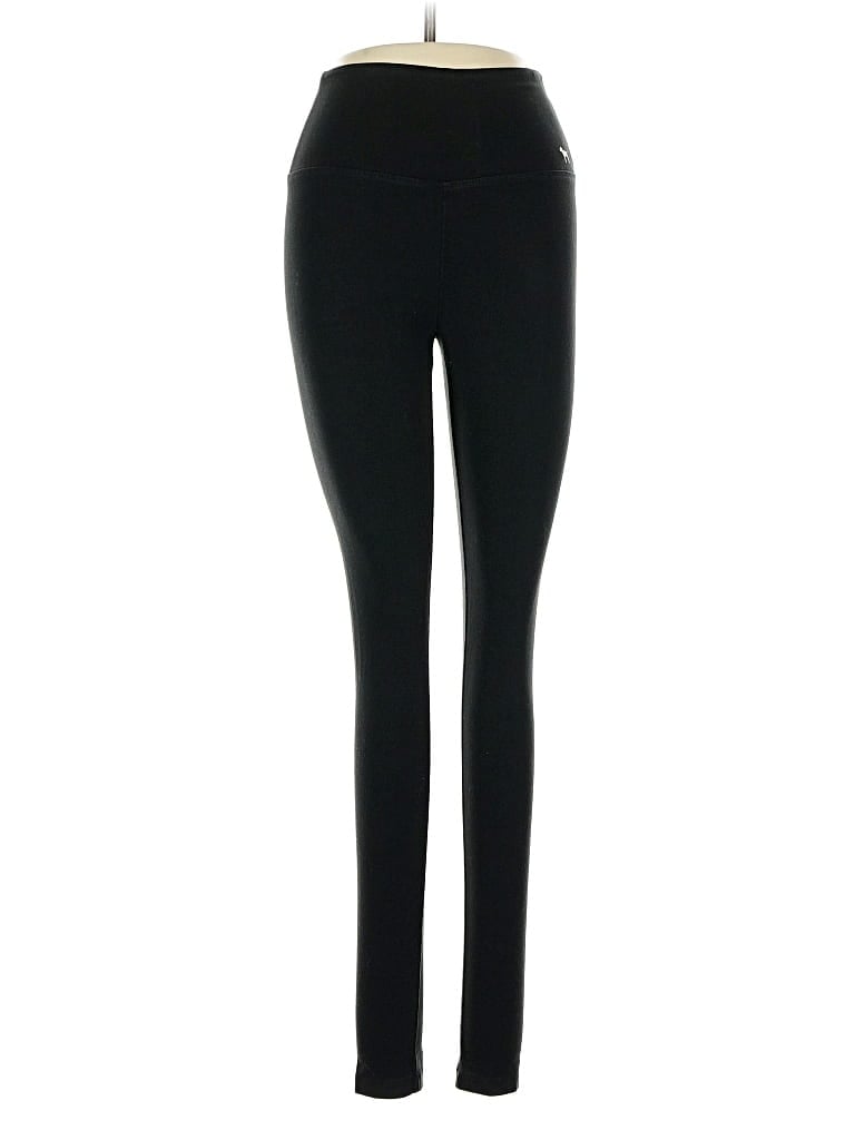 Pre-owned Victoria's Secret Pink Active Pants In Black