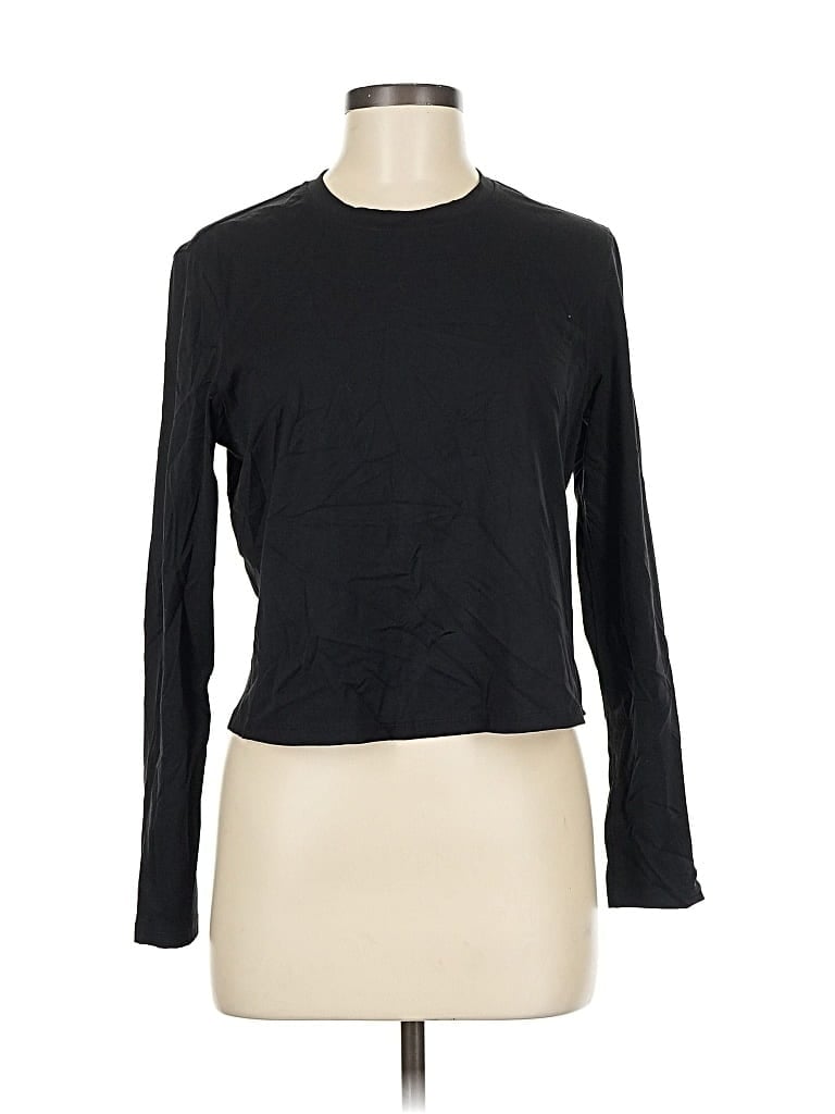 Pre-owned Assorted Brands Long Sleeve T-shirt In Black
