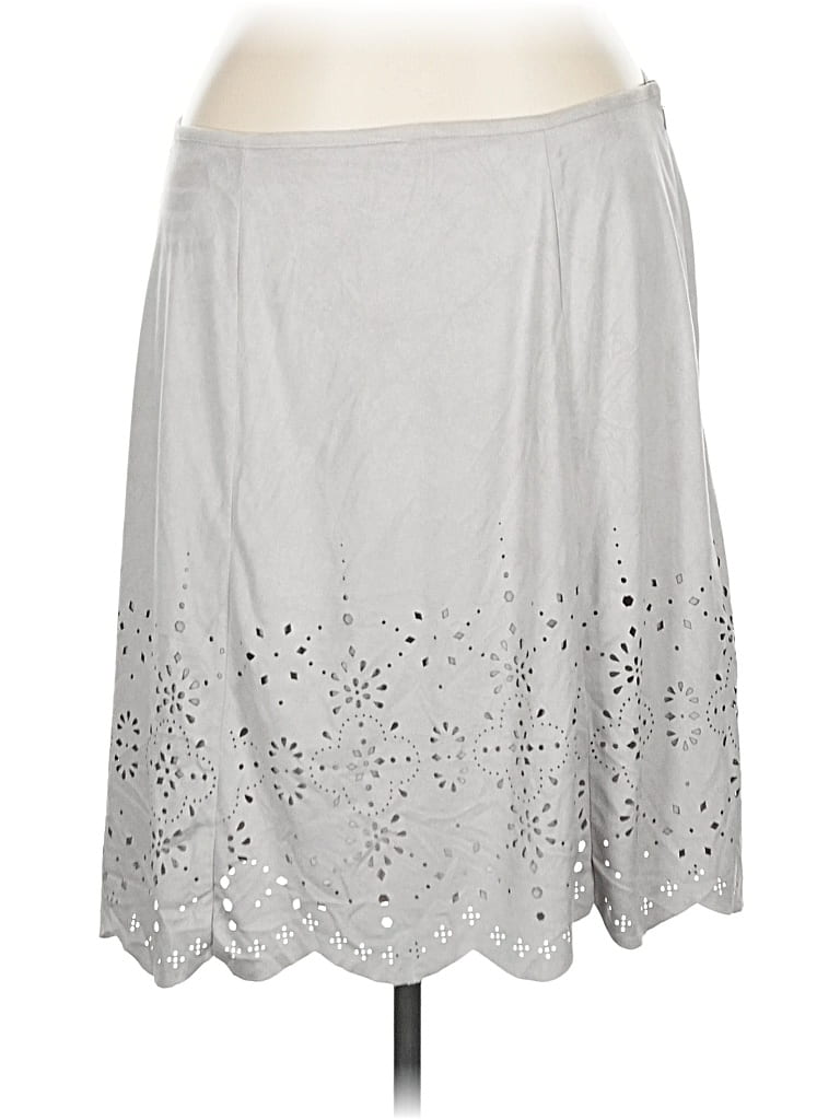 Pre-owned Cato Casual Skirt In Silver