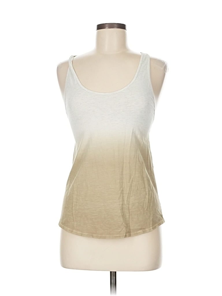 Pre-owned Lululemon Athletica Tank Top Ivory Halter Neckline Tops In White