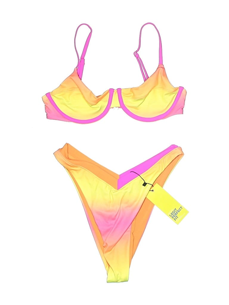 ONEONONE Pre-owned Two Piece Swimsuit In Yellow