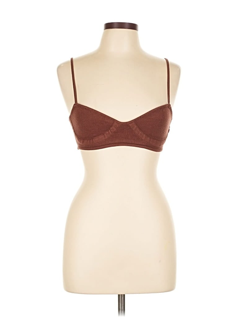 Pre-owned Princess Polly Sports Bra In Brown