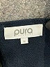 Pura Cashmere 100% Cotton Stripes Black Pullover Sweater Size M - photo 7