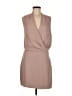 Babaton 100% Polyester Solid Tan Casual Dress Size 6 - photo 1