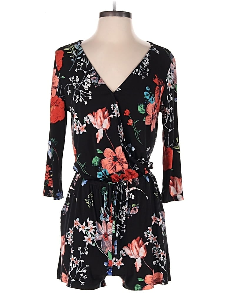 Pre-owned Kaileigh Romper In Black