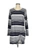 New Directions Gray Black Long Sleeve Top Size M - photo 1