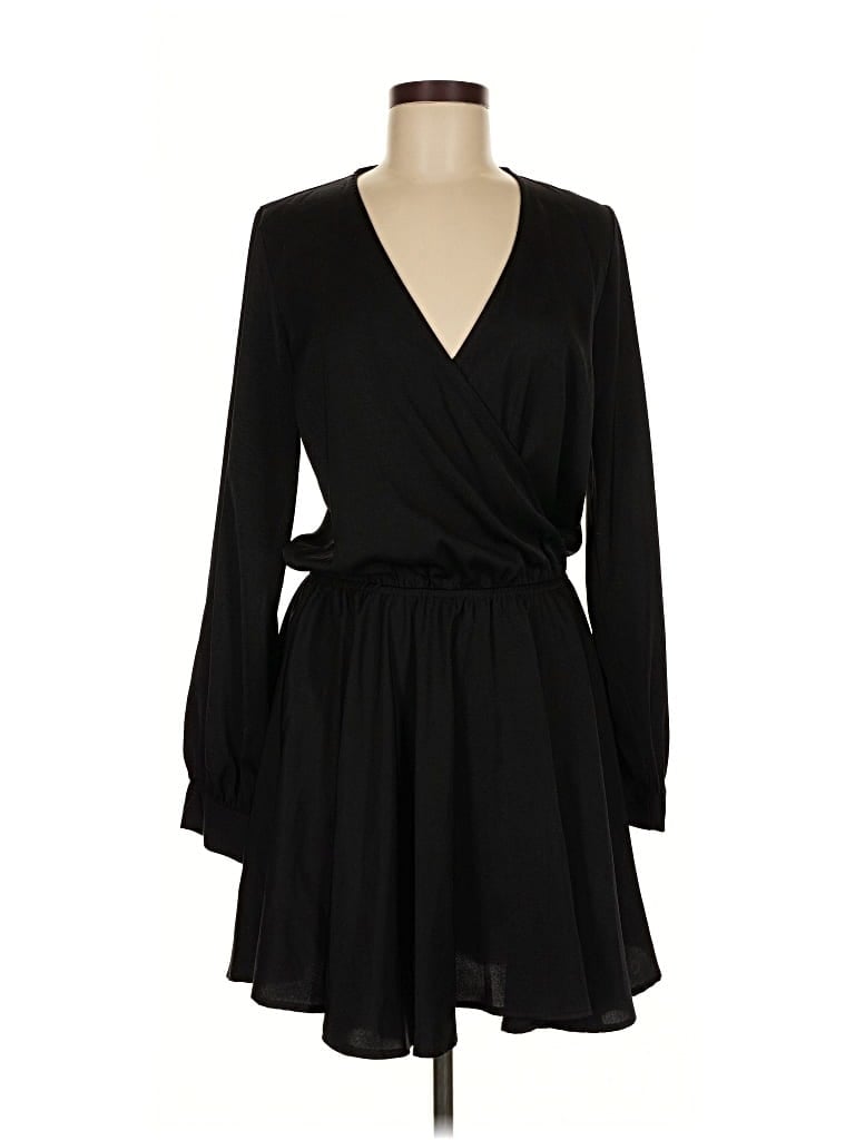 Pre-owned Blue Life Casual Dress In Black