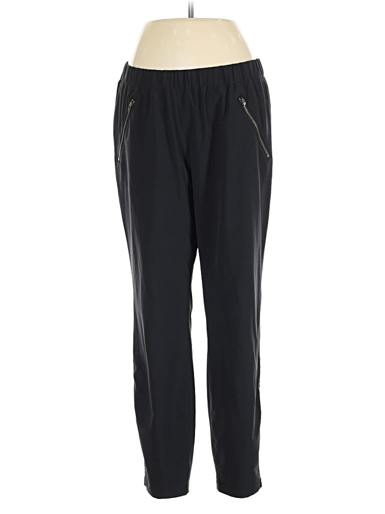 Pre-owned Athleta Track Pants In Black