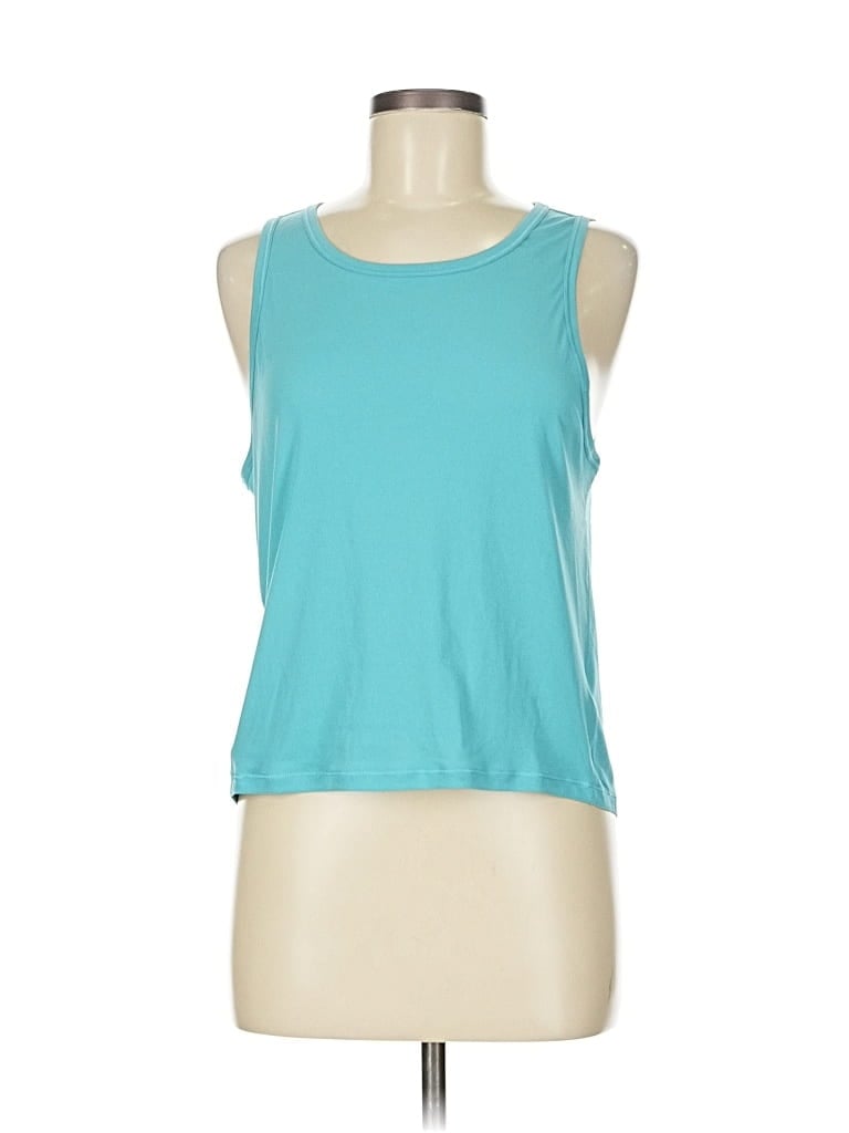 Pre-owned Unbranded Sleeveless T-shirt In Blue