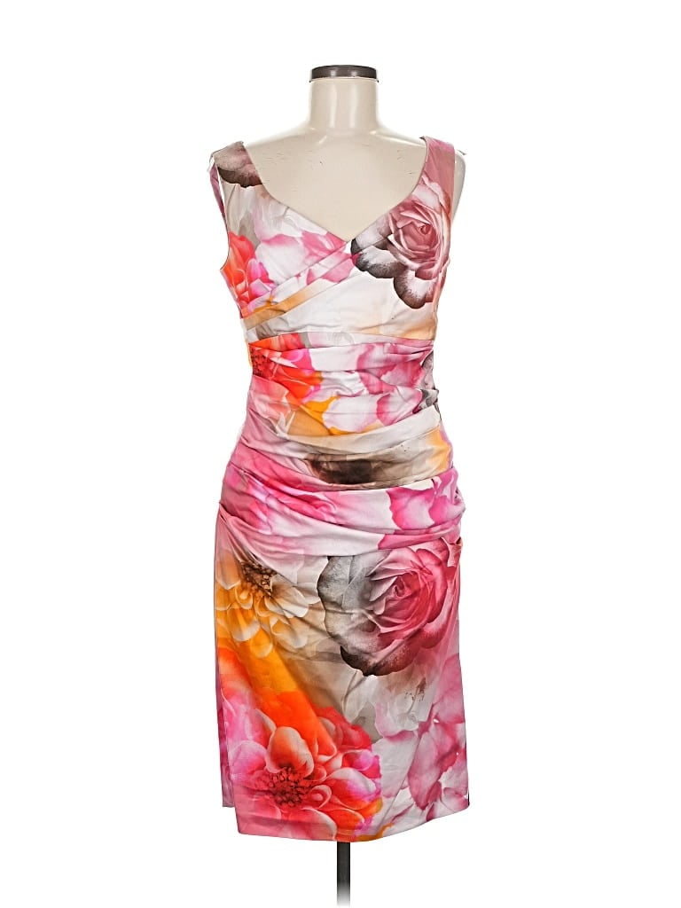 Pre-owned Talbot Runhof Cocktail Dress In Pink