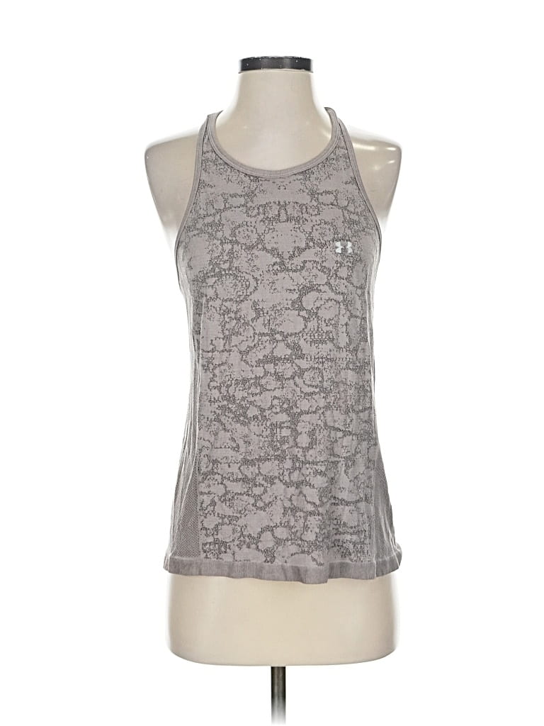 Click to view more detailed imagery on our partner's website Pre-owned Under Armour Tank Top Purple Halter Neckline Tops
