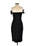 Dsquared2 Black Wool-Blend Strapless Feather Dress Size EU (IT) 40 / US 4 - photo 2