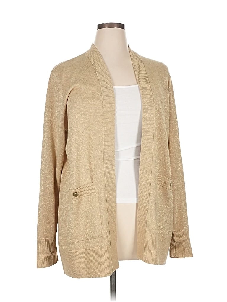 Pre-owned Michael Michael Kors Cardigan Sweater In Brown