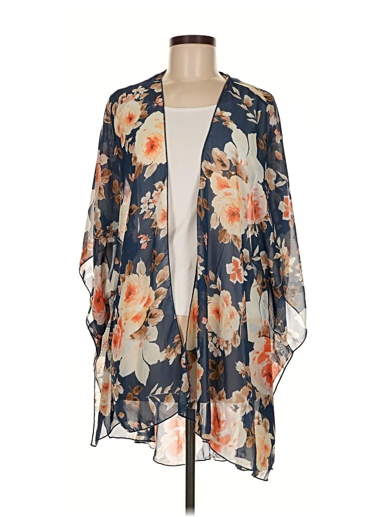 Pre-owned Emory Park Kimono In Blue