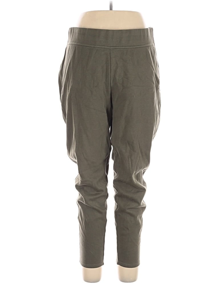 Pre-owned Lands' End Casual Pants In Green