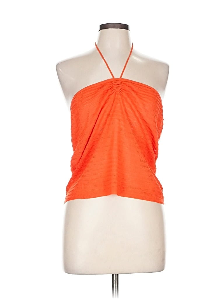 Click to view more detailed imagery on our partner's website Pre-owned 525 America Sleeveless Blouse In Orange