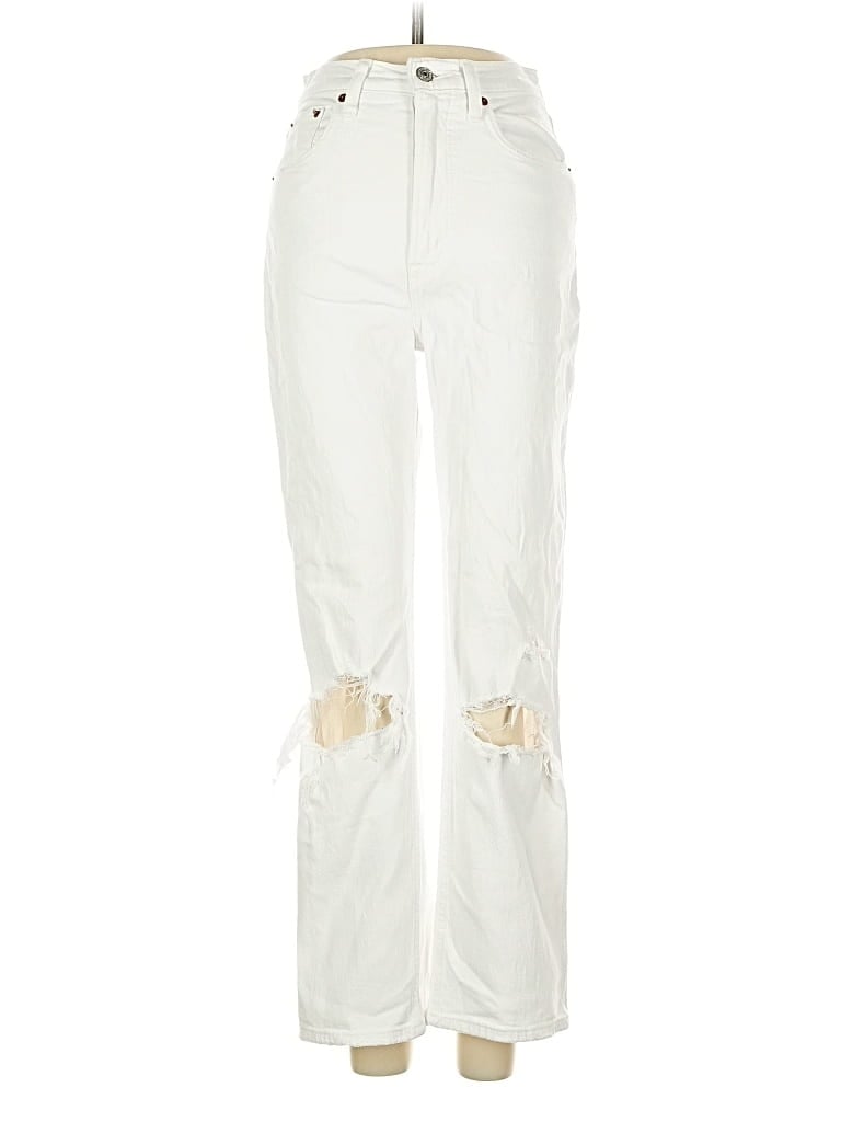 Click to view more detailed imagery on our partner's website Pre-owned Abercrombie & Fitch Jeans In White