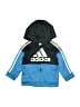 Adidas 100% Polyester Blue Zip Up Hoodie 12-18 MO / 18 MO - photo 1