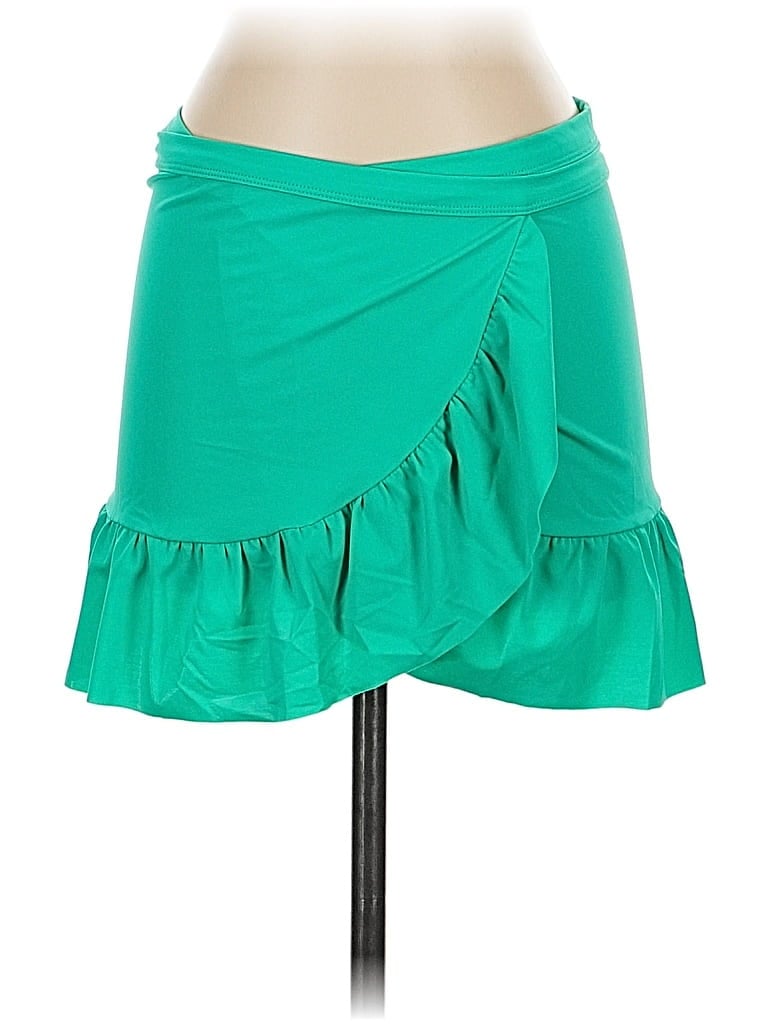 Pre-owned J. By J.crew Casual Skirt In Green
